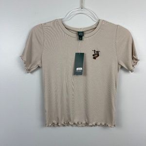 Wild Fable‎ Beige Crop Top NWT